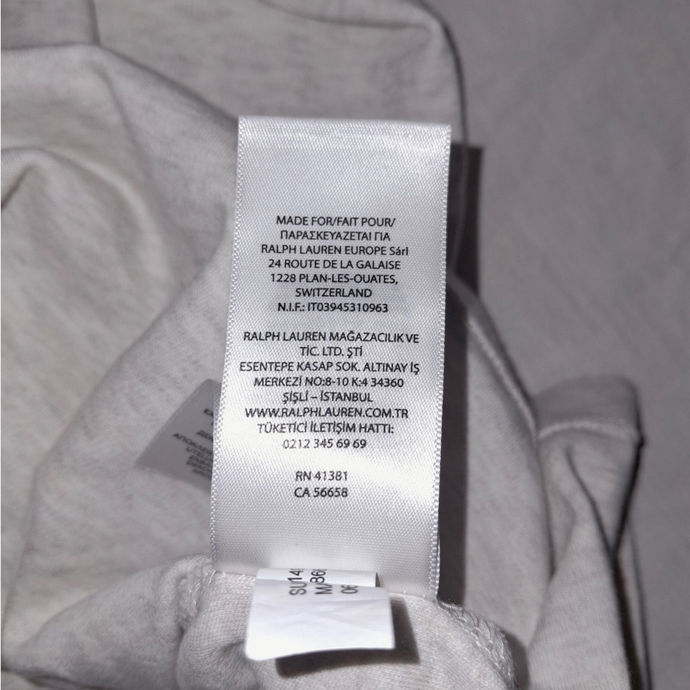 Polo Ralph Lauren Mens Pima Soft Touch Size 3XLT Light Gray - Picture 6 of 6